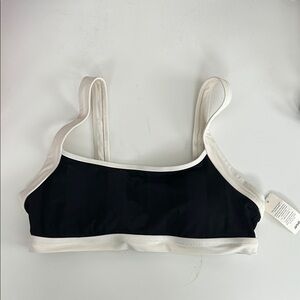 Aerie Black and White Sports Bra